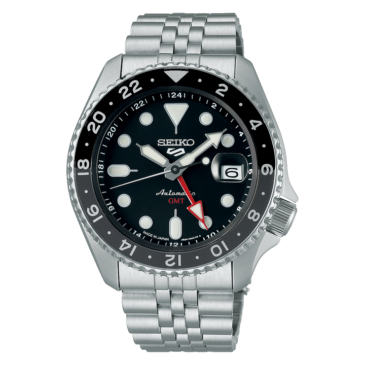 Seiko 5 Sports GMT - "Bruce Wayne" - SBSC001 (New)