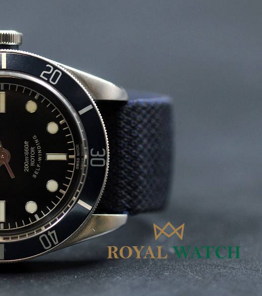 Tudor Heritage Black Bay 41 Blue on Strap - 79220B (Pre-Owned)