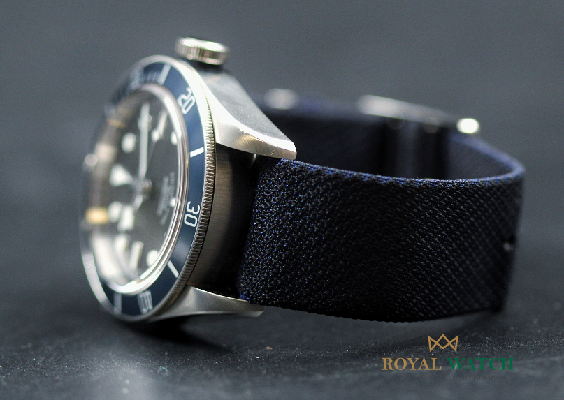 Tudor Heritage Black Bay 41 Blue on Strap - 79220B (Pre-Owned)