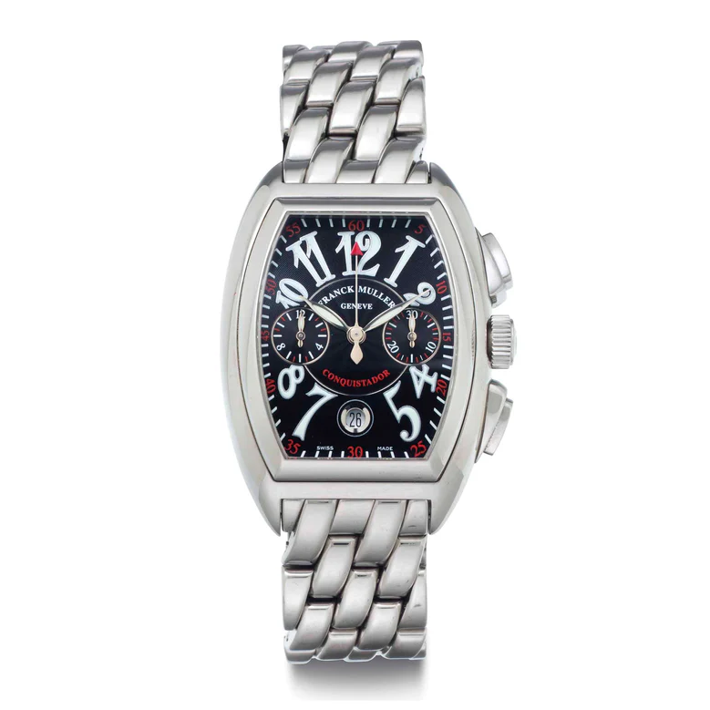 Franck Muller Conquistador Chronograph Steel 8001/CC (Pre-Owned)