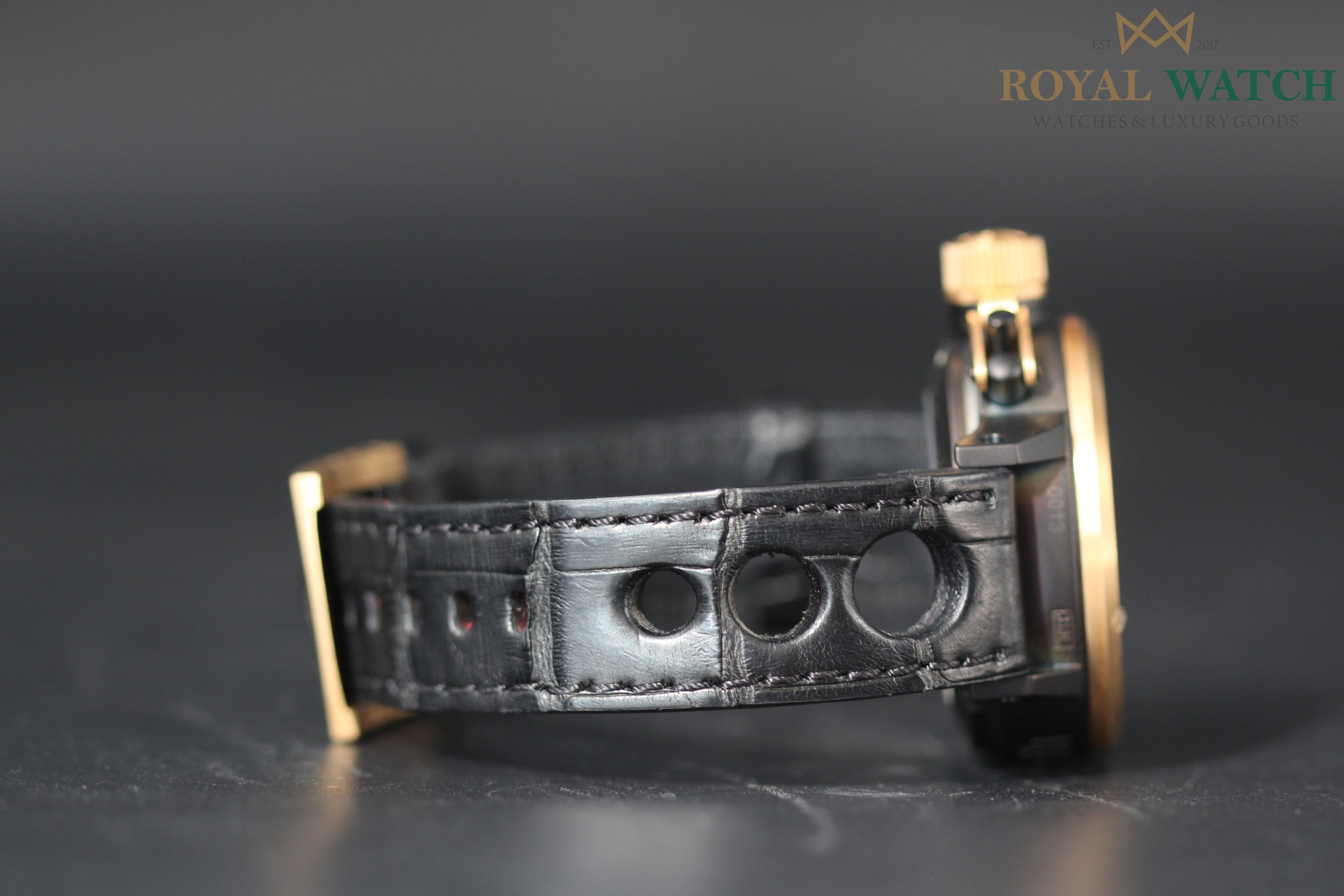 U-Boat Flightdeck 18k Gold Bezel - U-7750/43 (Pre-Owned)