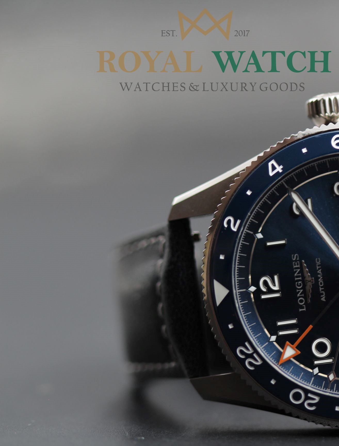 Longines Spirit Zulu Time 42mm - L3.812.4.93.2 (Pre-Owned)