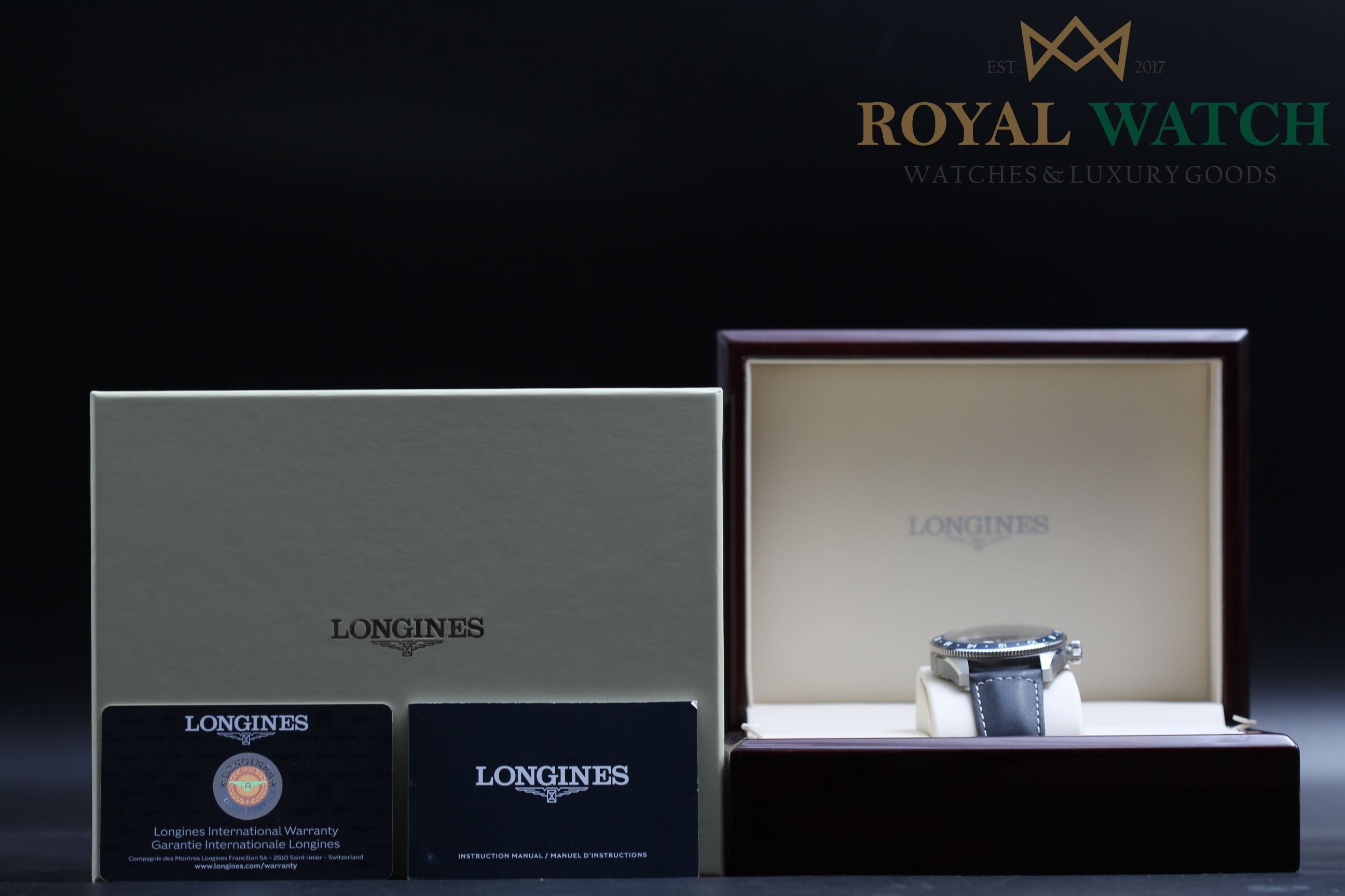 Longines Spirit Zulu Time 42mm - L3.812.4.93.2 (Pre-Owned)