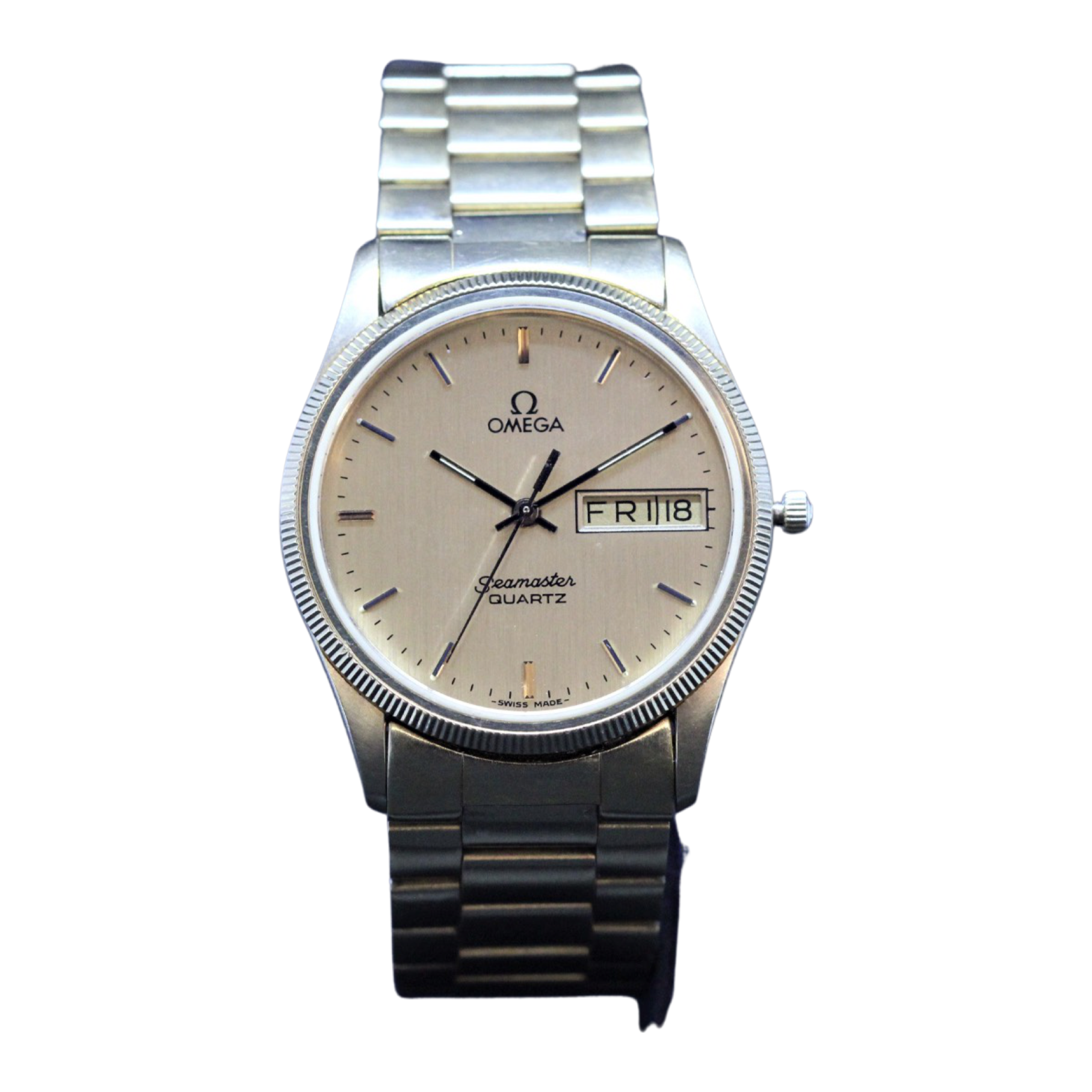 Omega Seamaster Quartz Day Date Pre Owned