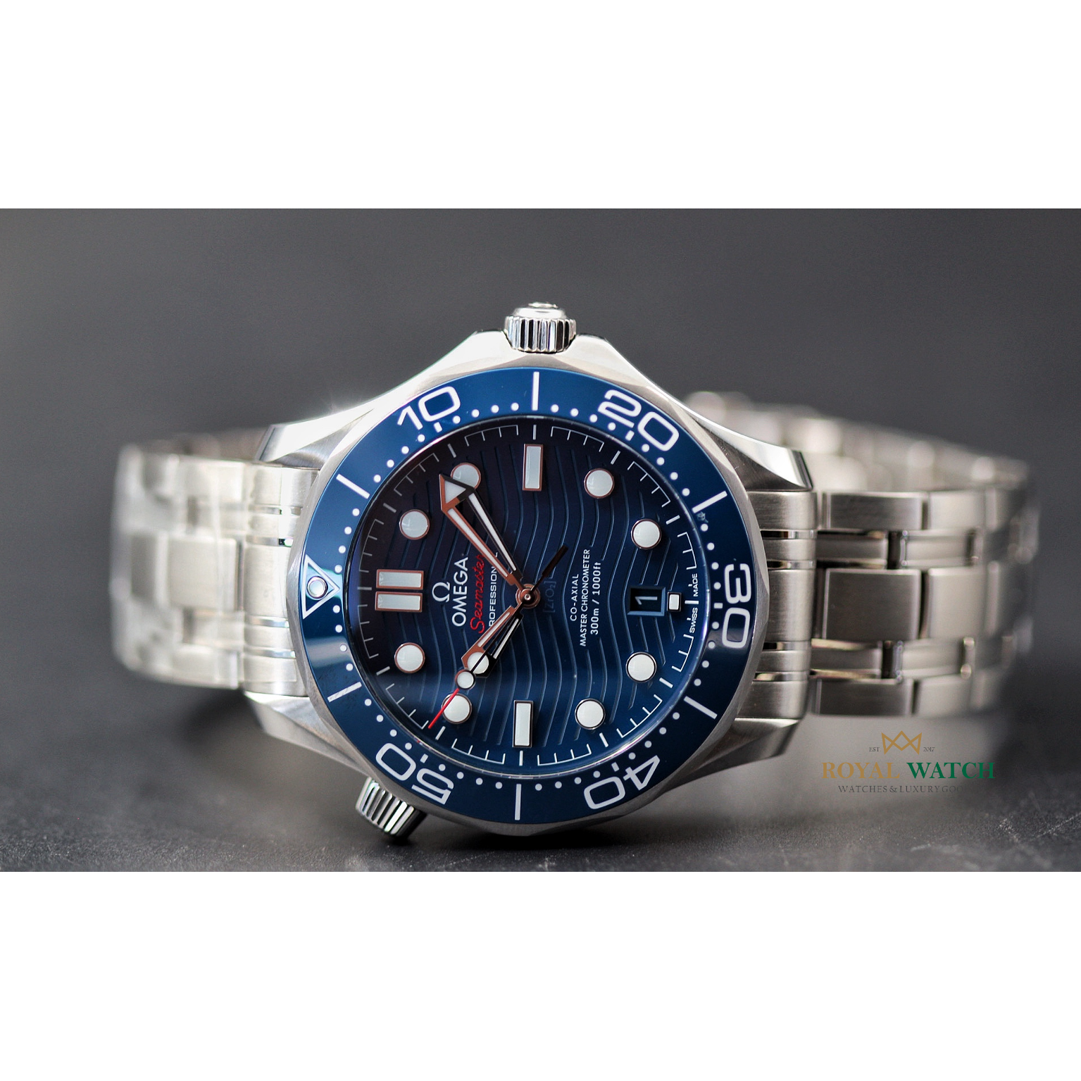 Omega Seamaster Diver 300M 42 mm SS Blue Dial (New)