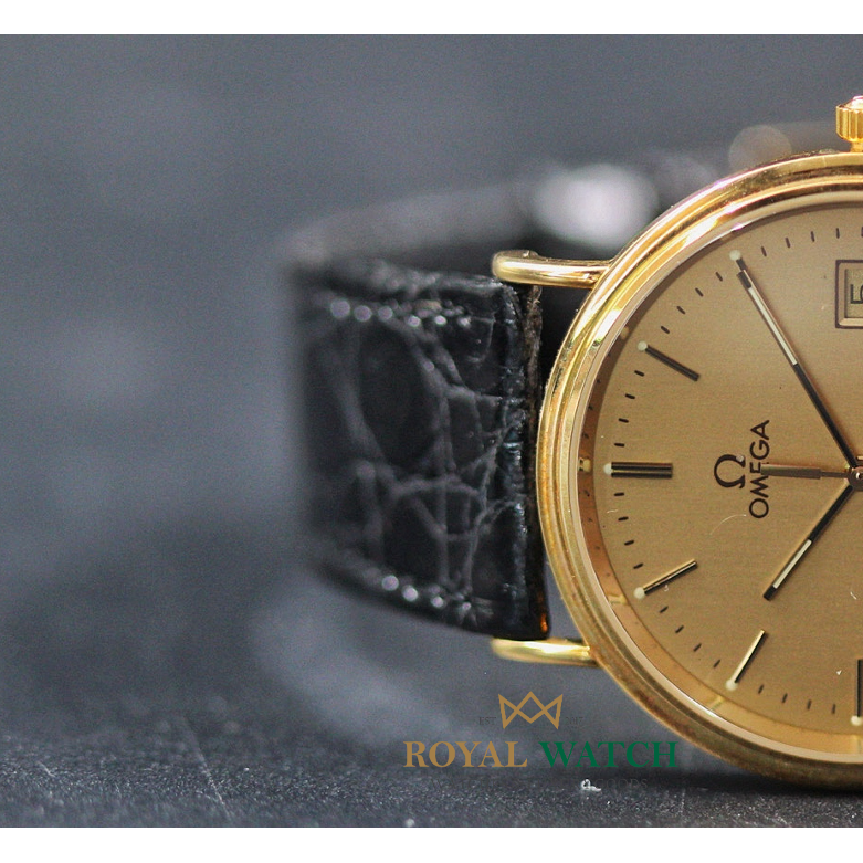 Omega De Ville Jubilee 18K Gold Quartz (New)
