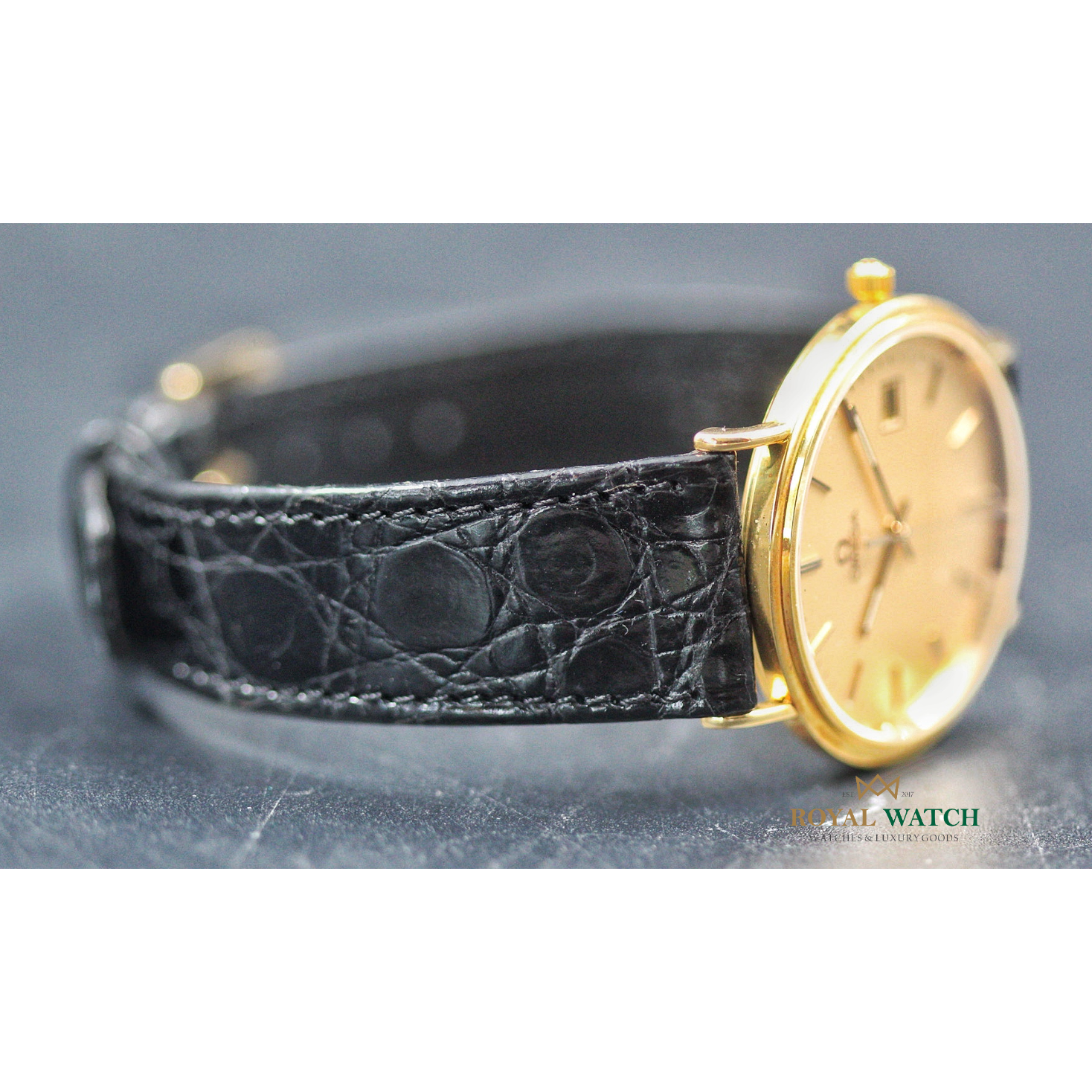 Omega De Ville Jubilee 18K Gold Quartz (New)