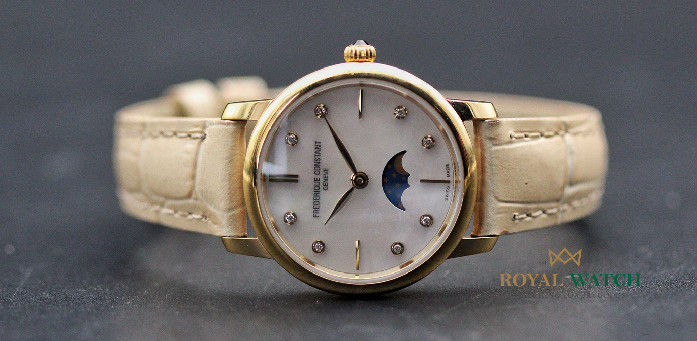Frederique Constant Ultra Slim Moonphase Quartz Lady (Pre-Owned)