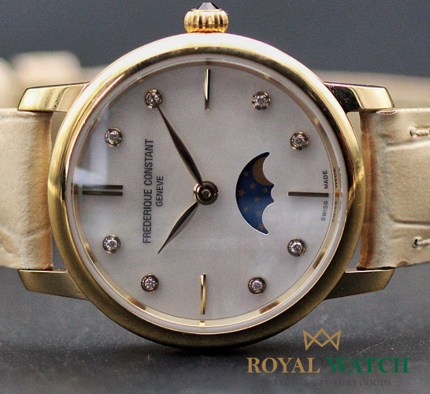 Frederique Constant Ultra Slim Moonphase Quartz Lady (Pre-Owned)
