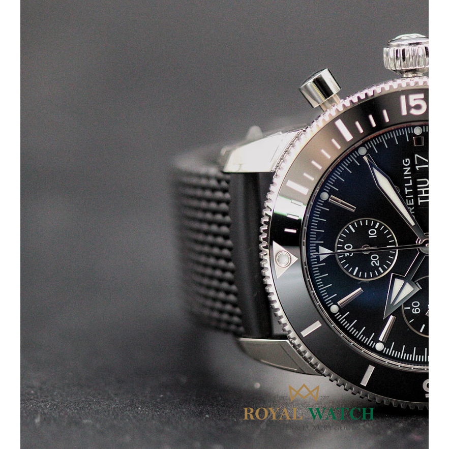 Breitling Superocean Heritage Chrono 44 Black Rubber (New)