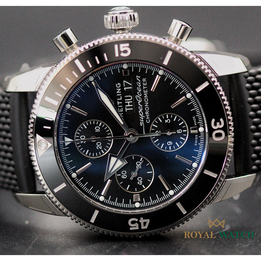 Breitling Superocean Heritage Chrono 44 Black Rubber (New)