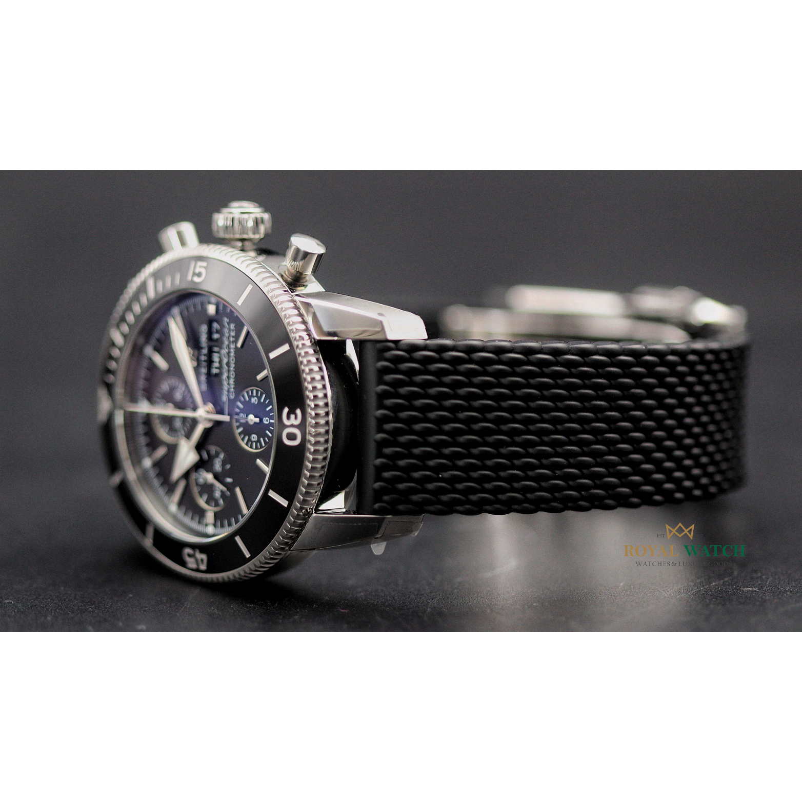 Breitling Superocean Heritage Chrono 44 Black Rubber (New)