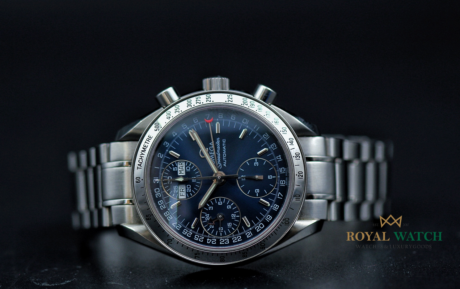 Omega Speedmaster Day-Date Blue Dial (Pre-Owned)