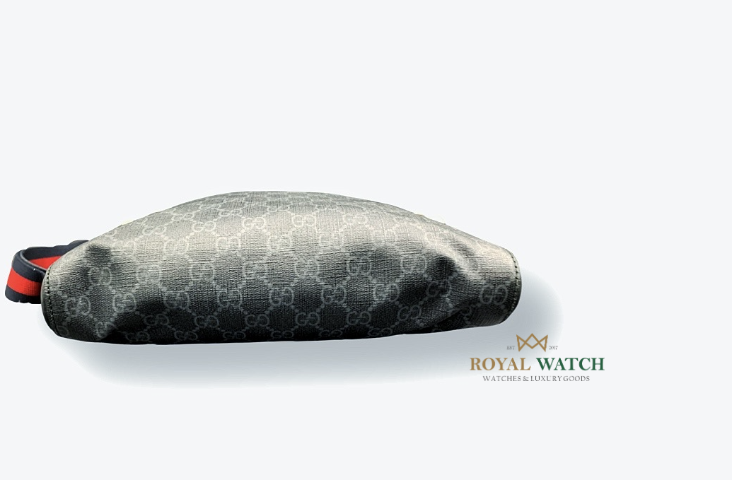 Gucci GG Supreme Square Black Messenger Bag (Pre-Owned)