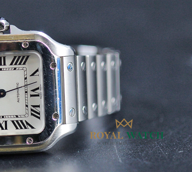 Cartier Santos De Cartier Medium (Pre-Owned)