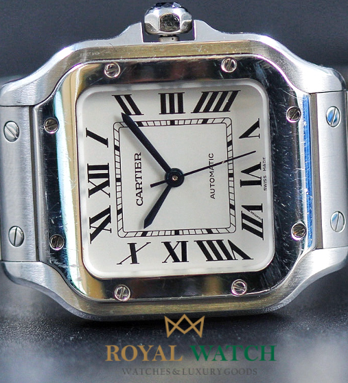 Cartier Santos De Cartier Medium (Pre-Owned)