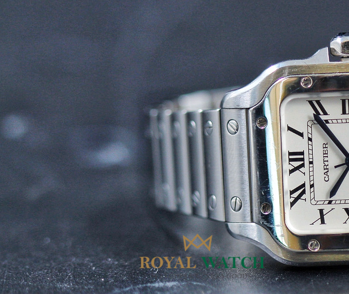 Cartier Santos De Cartier Medium (Pre-Owned)
