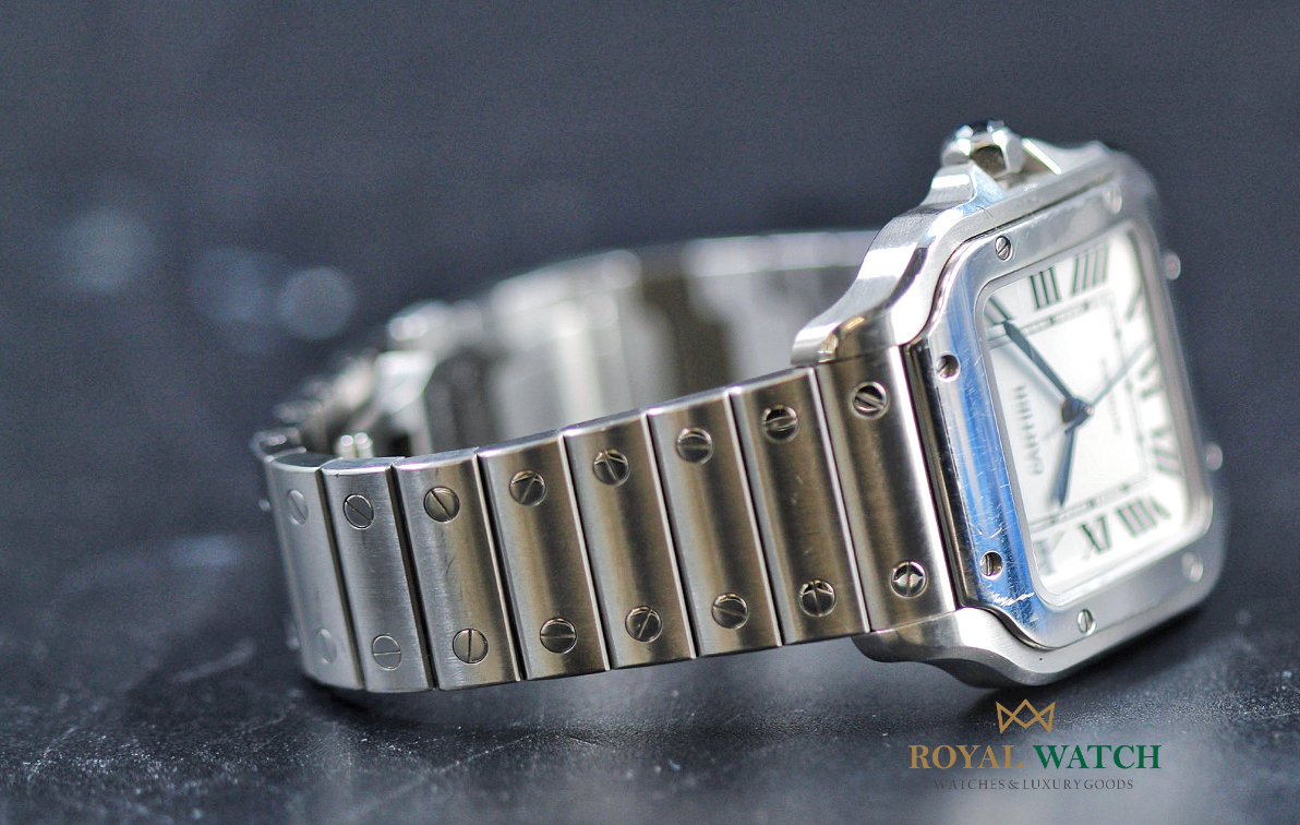 Cartier Santos De Cartier Medium (Pre-Owned)
