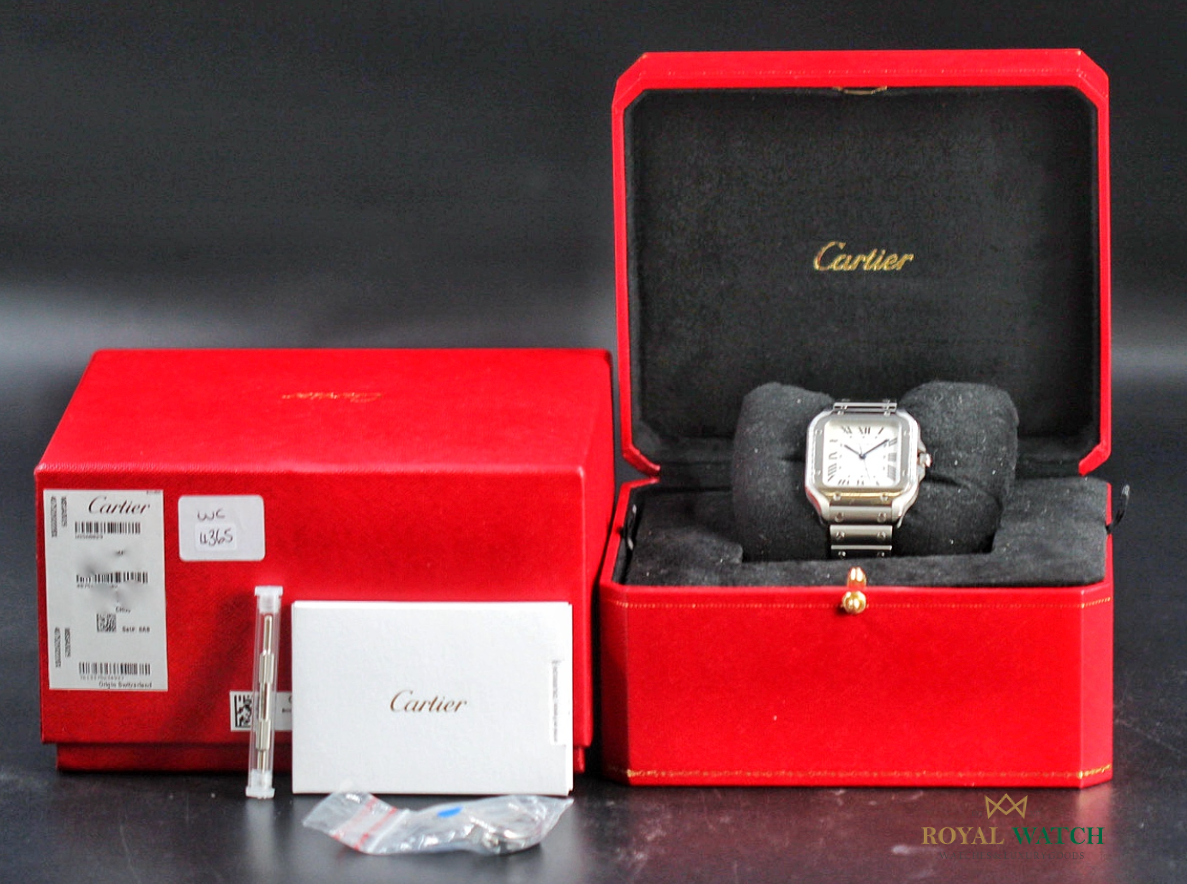 Cartier Santos De Cartier Medium (Pre-Owned)