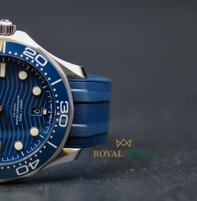 Omega Seamaster Diver 300M 42mm Blue Dial on Rubber (New)