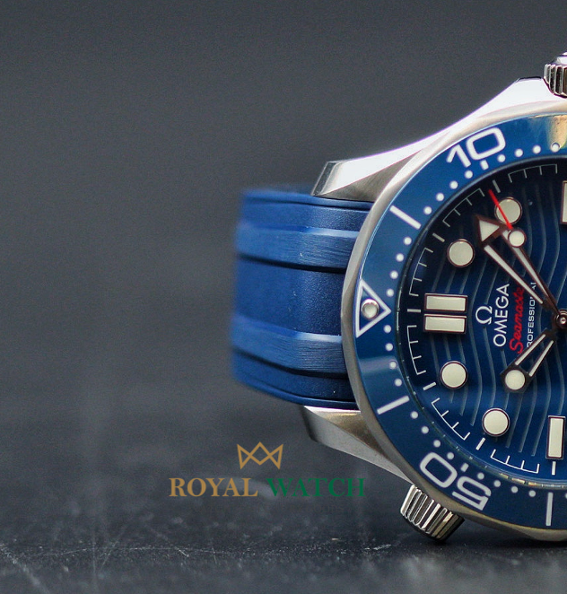 Omega Seamaster Diver 300M 42mm Blue Dial on Rubber (New)