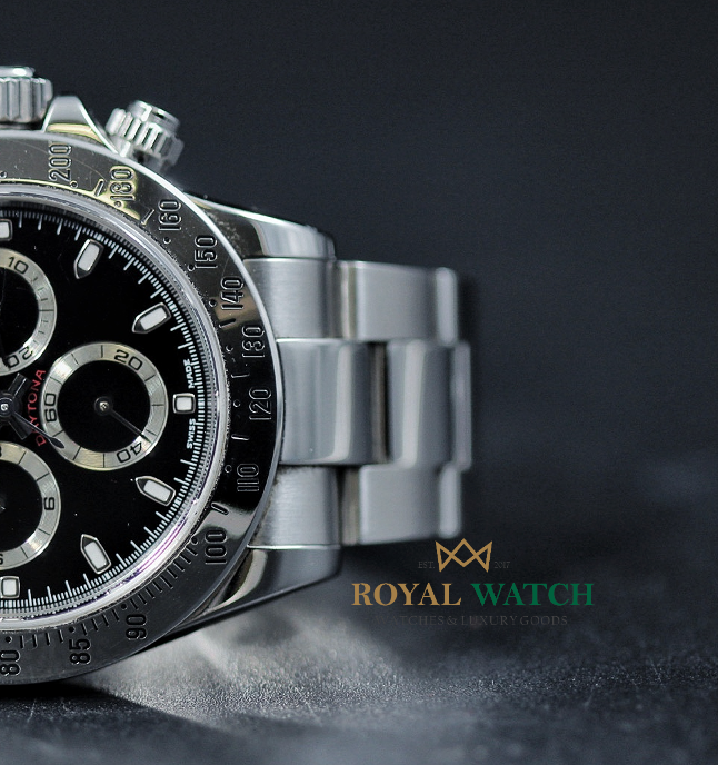 Rolex Daytona Stainless Steel Black Dial (Pre-Owned)