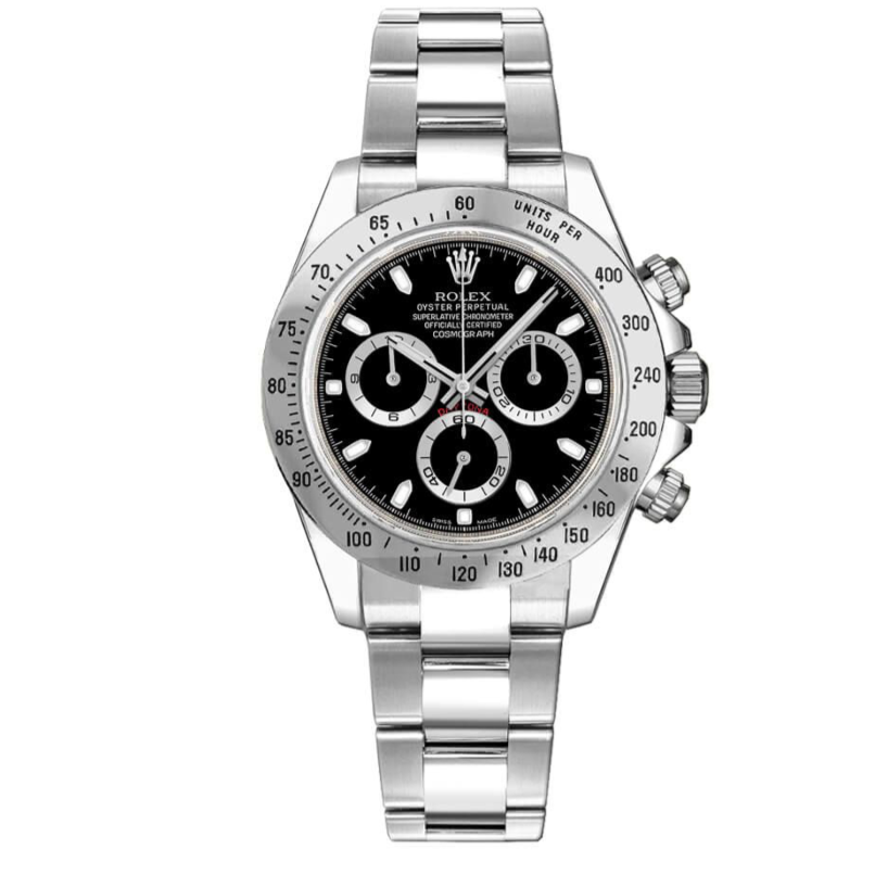 Rolex Daytona Stainless Steel Black Dial (Pre-Owned)
