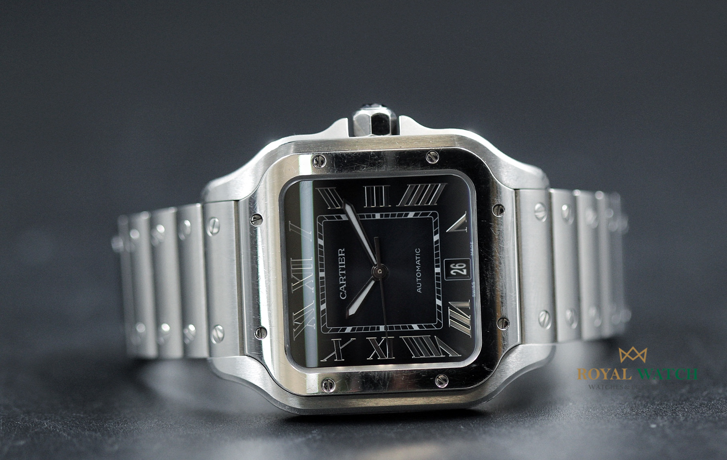 Cartier Santos 100 Large Blue Dial (Pre-Owned)
