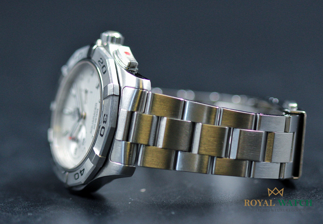 TAG Heuer Aquaracer Grande Date Alarm White Dial (Pre-Owned)