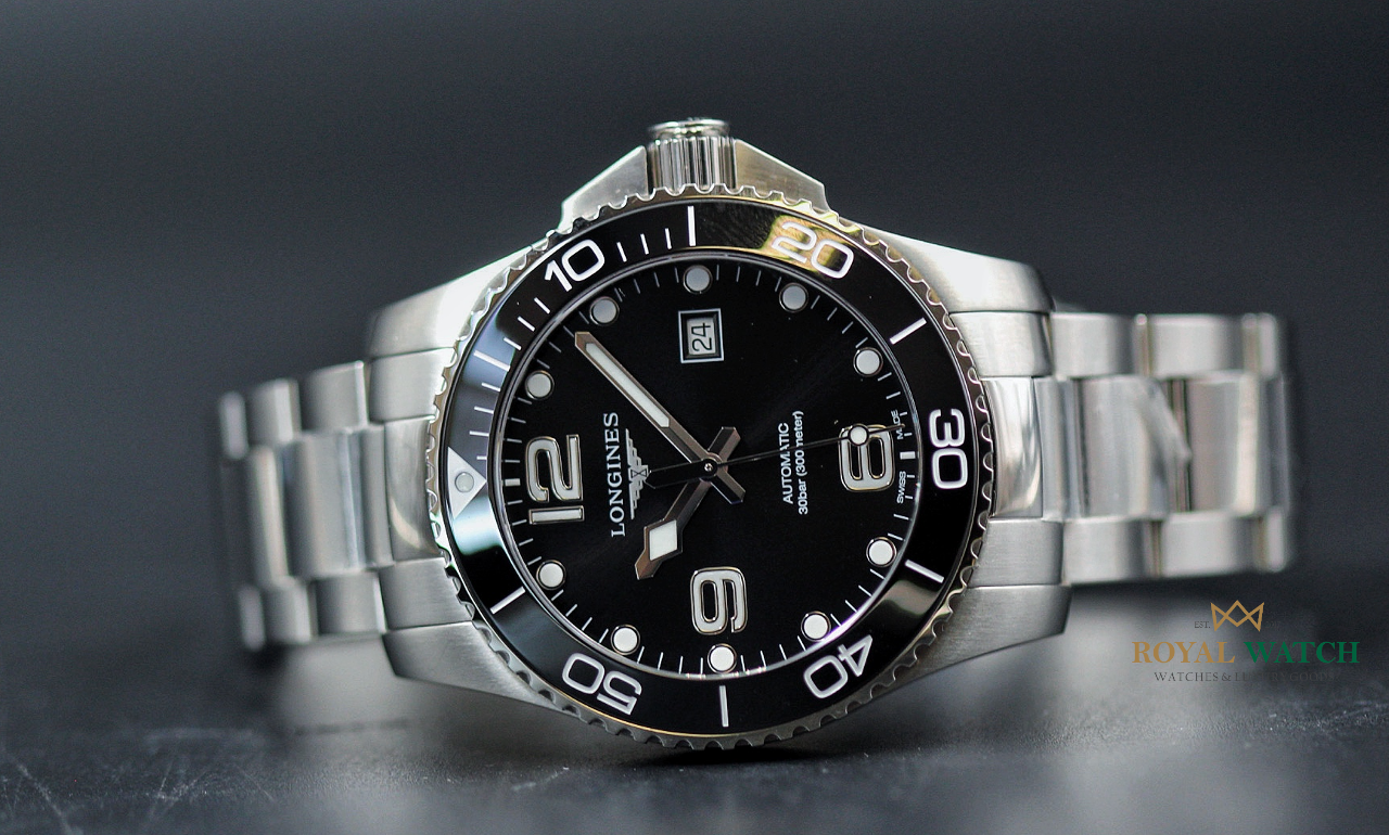 Longines Hydroconquest Black 43mm - L3.782.4.56.6 (New)