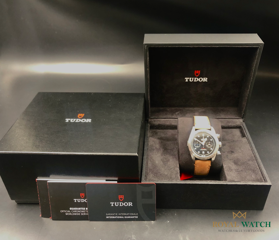 Tudor Heritage Black Bay Chrono Leather (New)