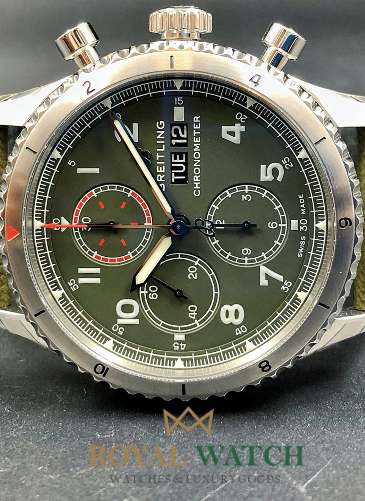 Breitling Aviator 8 Chronograph 43 Curtiss Warhawk (New)