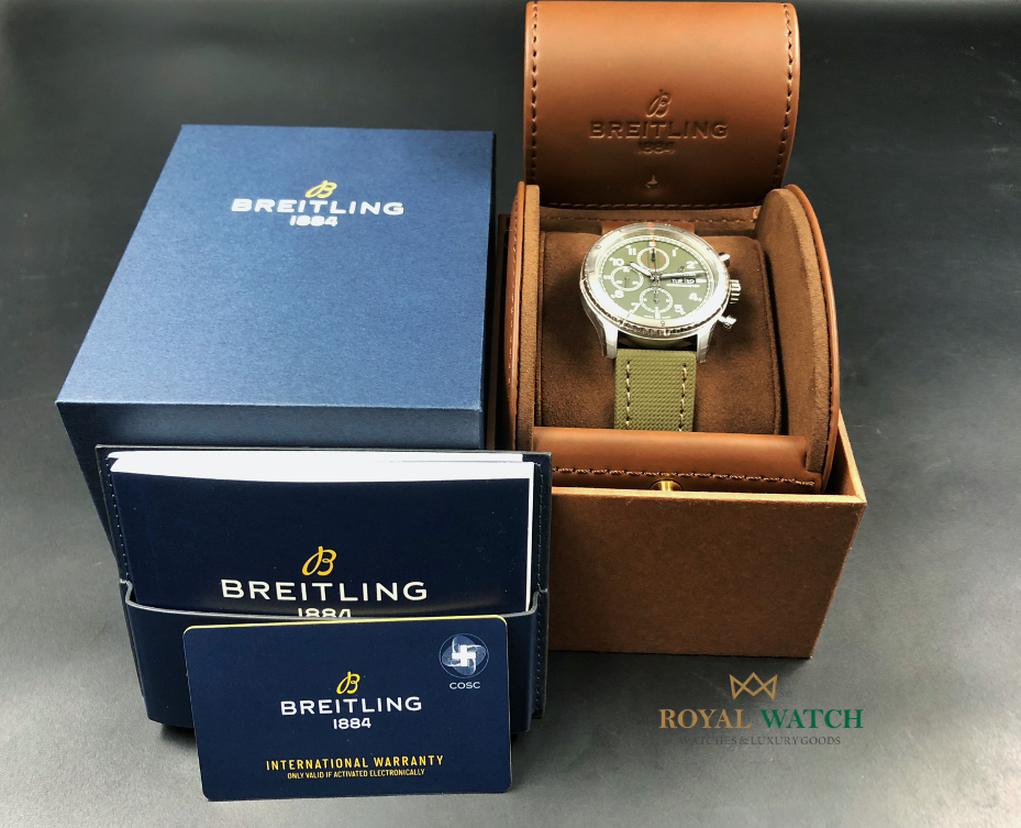 Breitling Aviator 8 Chronograph 43 Curtiss Warhawk (New)