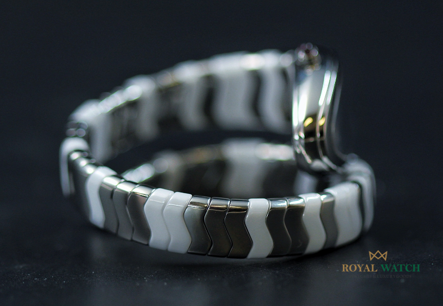 Bvlgari Serpenti Spiga Stainless Steel White (Pre-Owned)