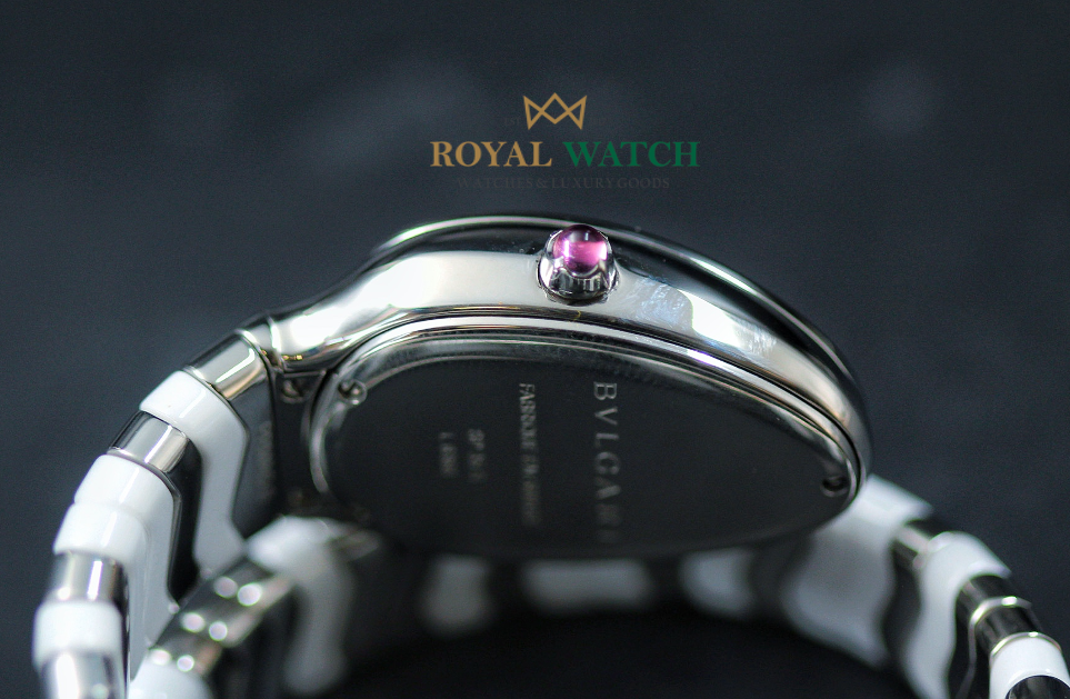 Bvlgari Serpenti Spiga Stainless Steel White (Pre-Owned)
