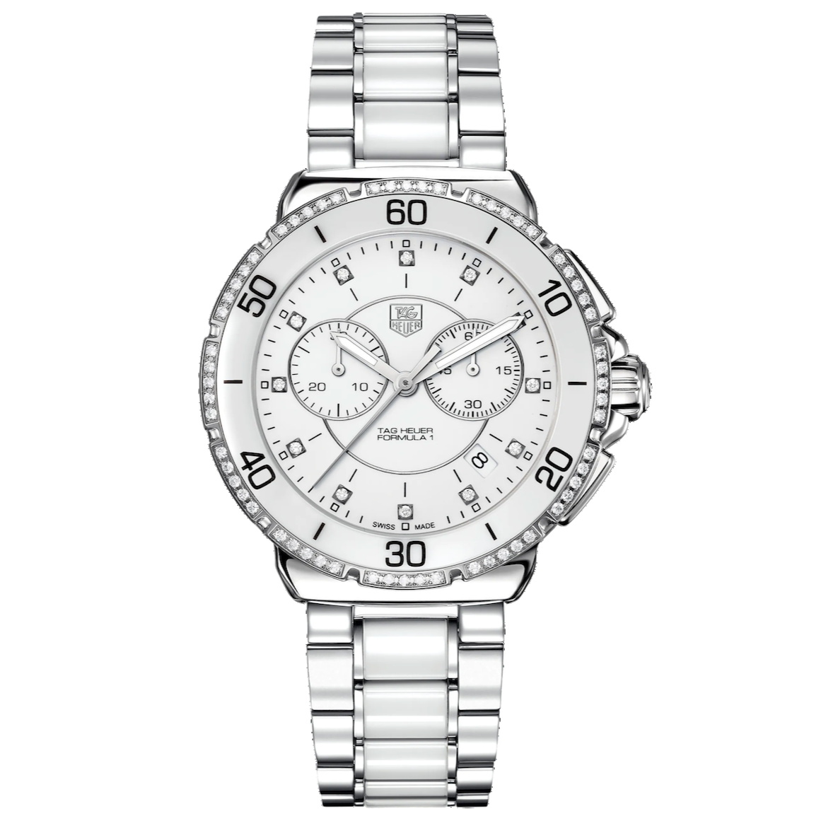 Tag Heuer Formula 1 Ladies Chronograph Diamond Bezel - CAH1213.BA0863 (Pre-Owned)