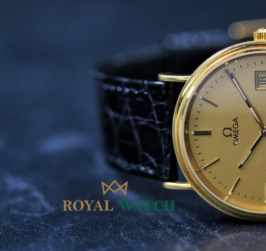 Omega 18ct Gold De Ville Jubilee - 7910.11.01 (Pre-Owned)