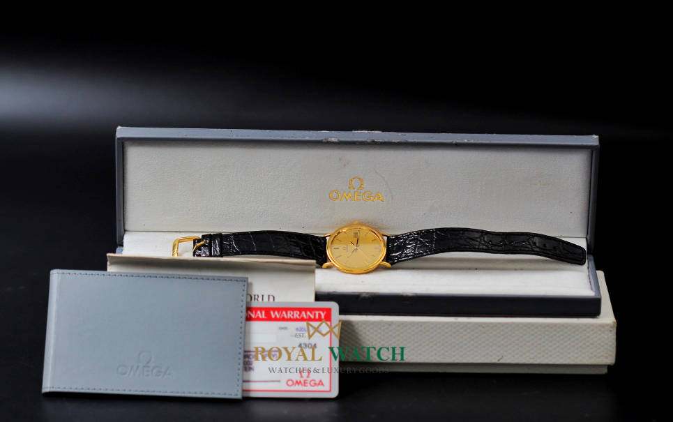 Omega 18ct Gold De Ville Jubilee - 7910.11.01 (Pre-Owned)