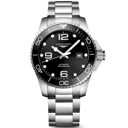 Longines Hydroconquest Black 43mm - L3.782.4.56.6 (New)