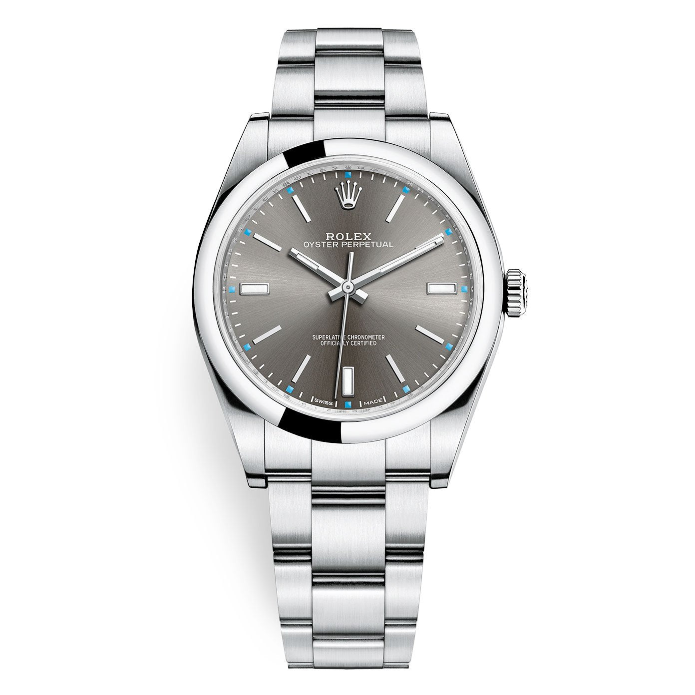 Rolex Oyster Perpetual 39 Rhodium (Pre-Owned)