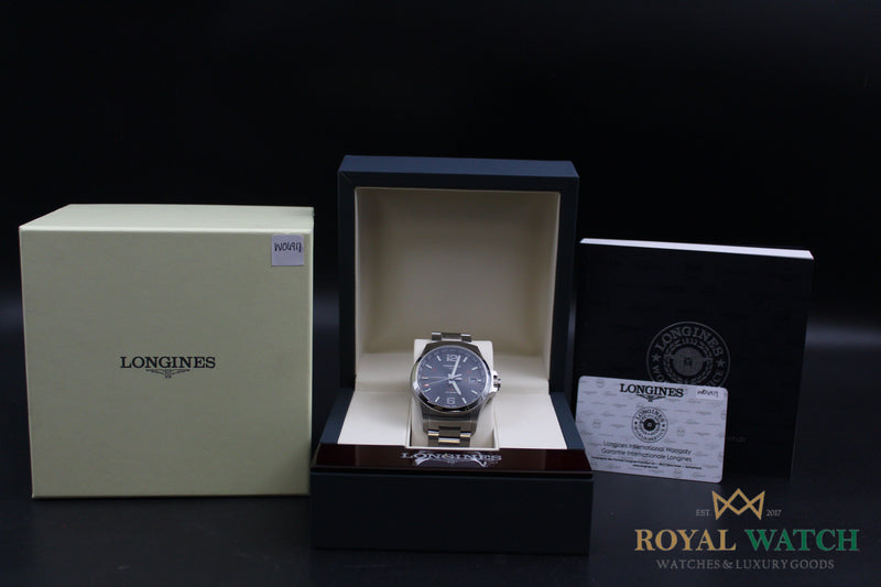Longines Conquest V.H.P. GMT 43mm - L3.728.4.56.6 (New)