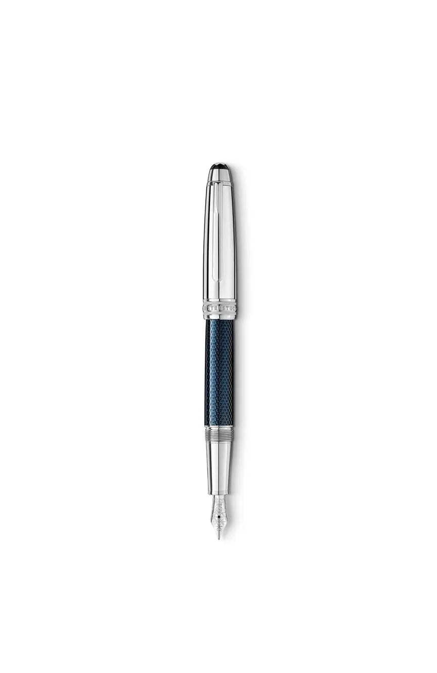 Montblanc Meisterstuck Solitaire Doue Blue Hour CLSQ Fountain (New)