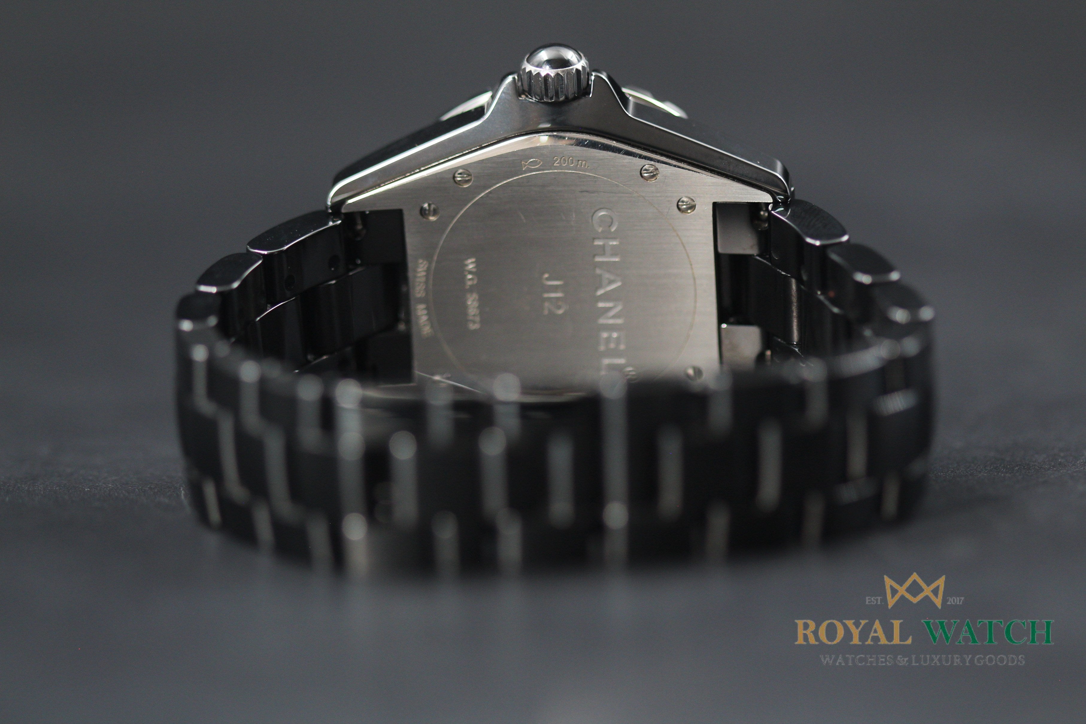 Chanel J12 38mm Black - H0685 (Pre-Owned)