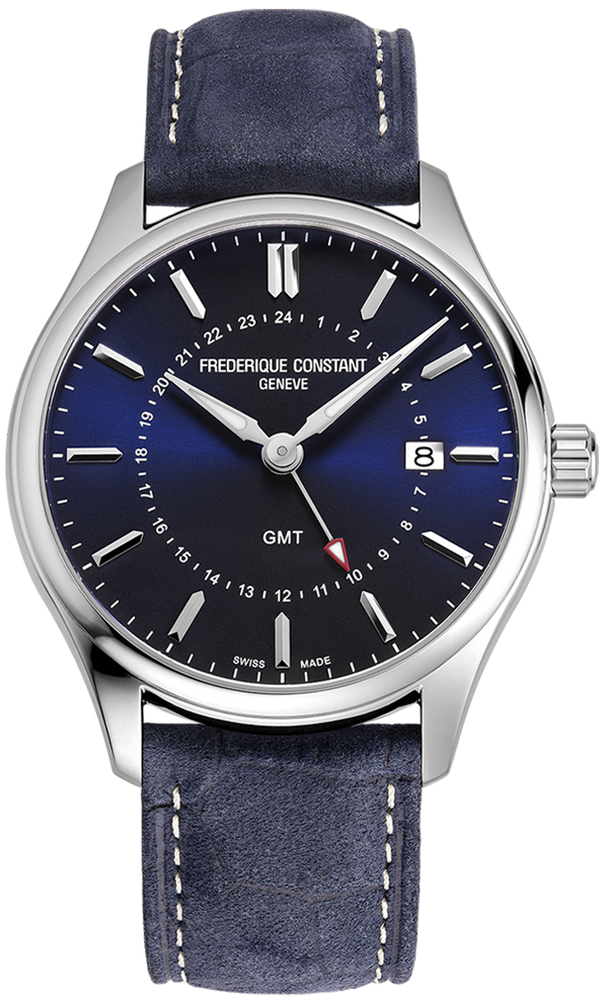 Frederique Constant Classics Quartz GMT - FC-252NS5B6 (New)