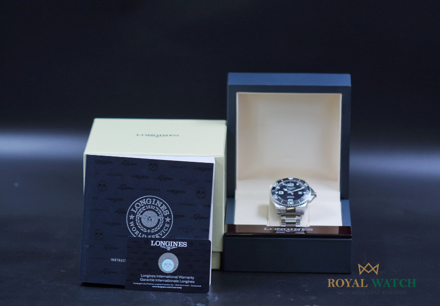 Longines Hydroconquest Black 43mm - L3.782.4.56.6 (New)