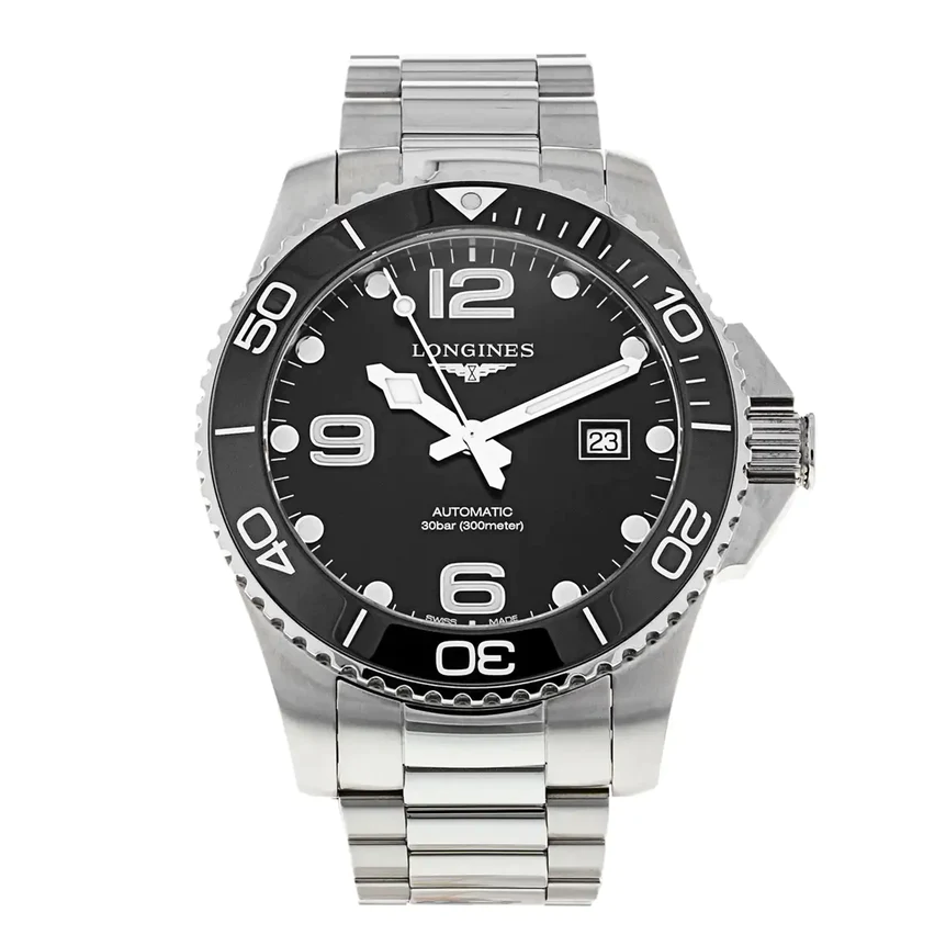 Longines Hydroconquest Black 43mm - L3.782.4.56.6 (New)