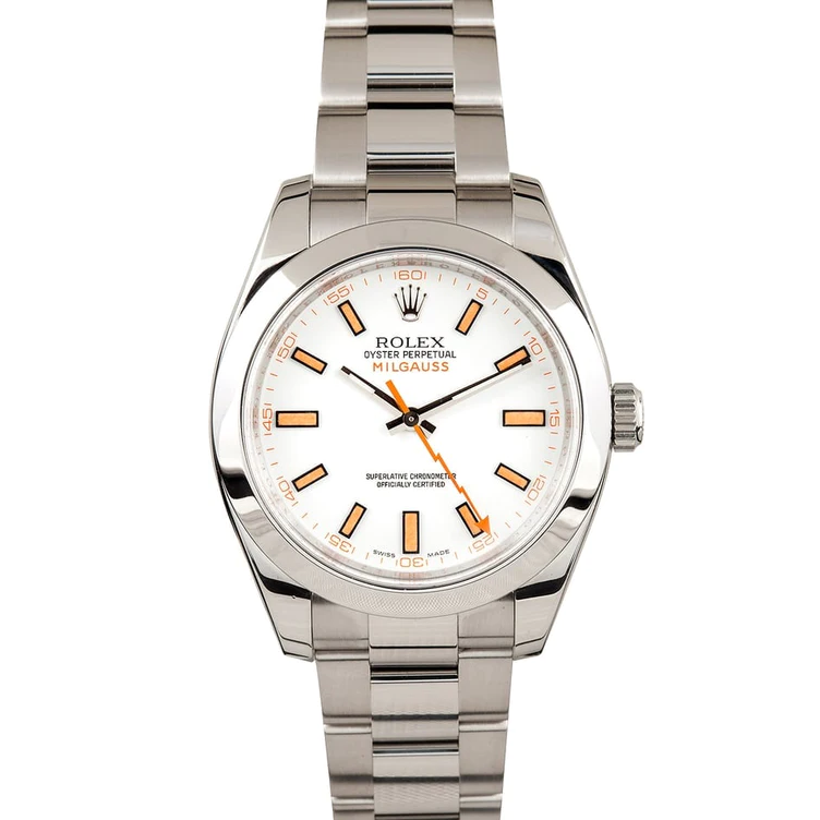 Rolex Milgauss White - 116400 (Pre-Owned)