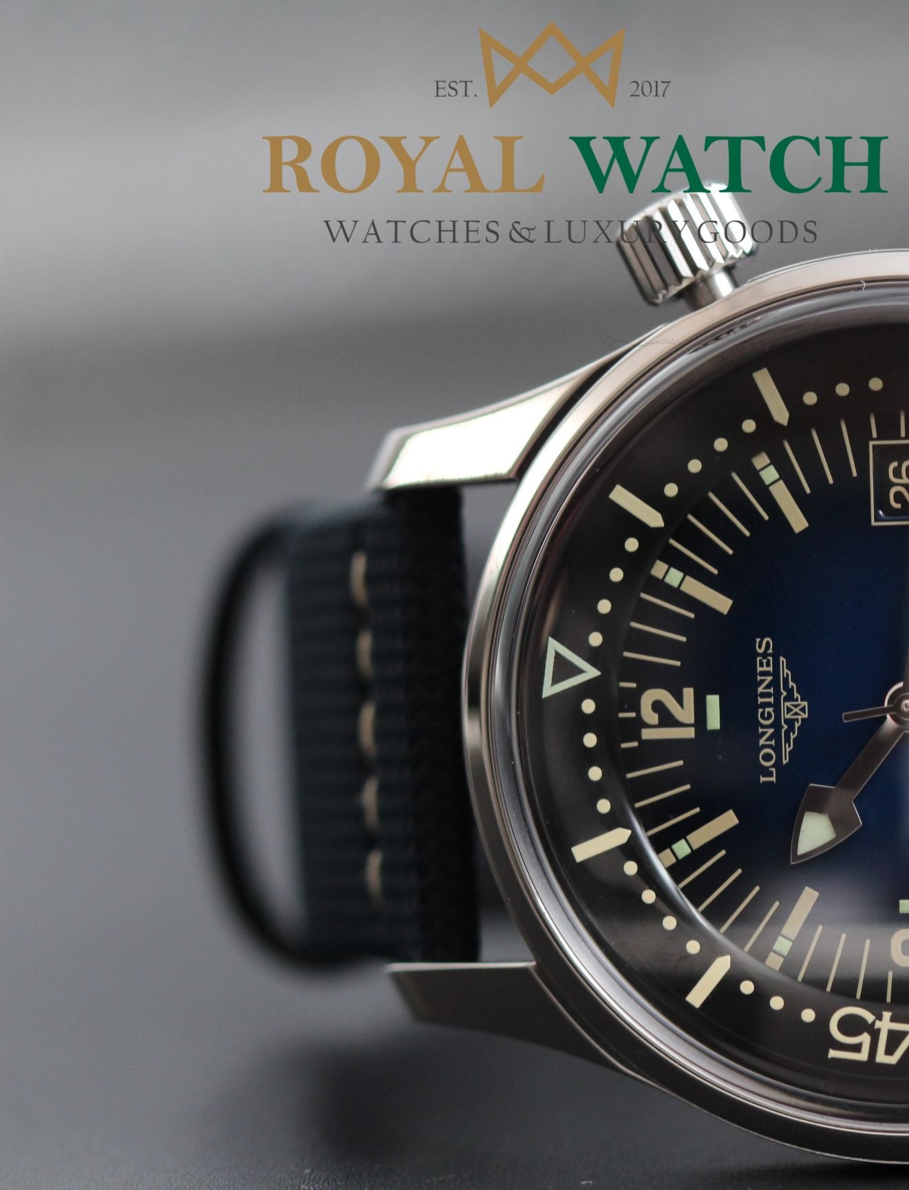 Longines Legend Diver - L3.774.4.90.2 (New)