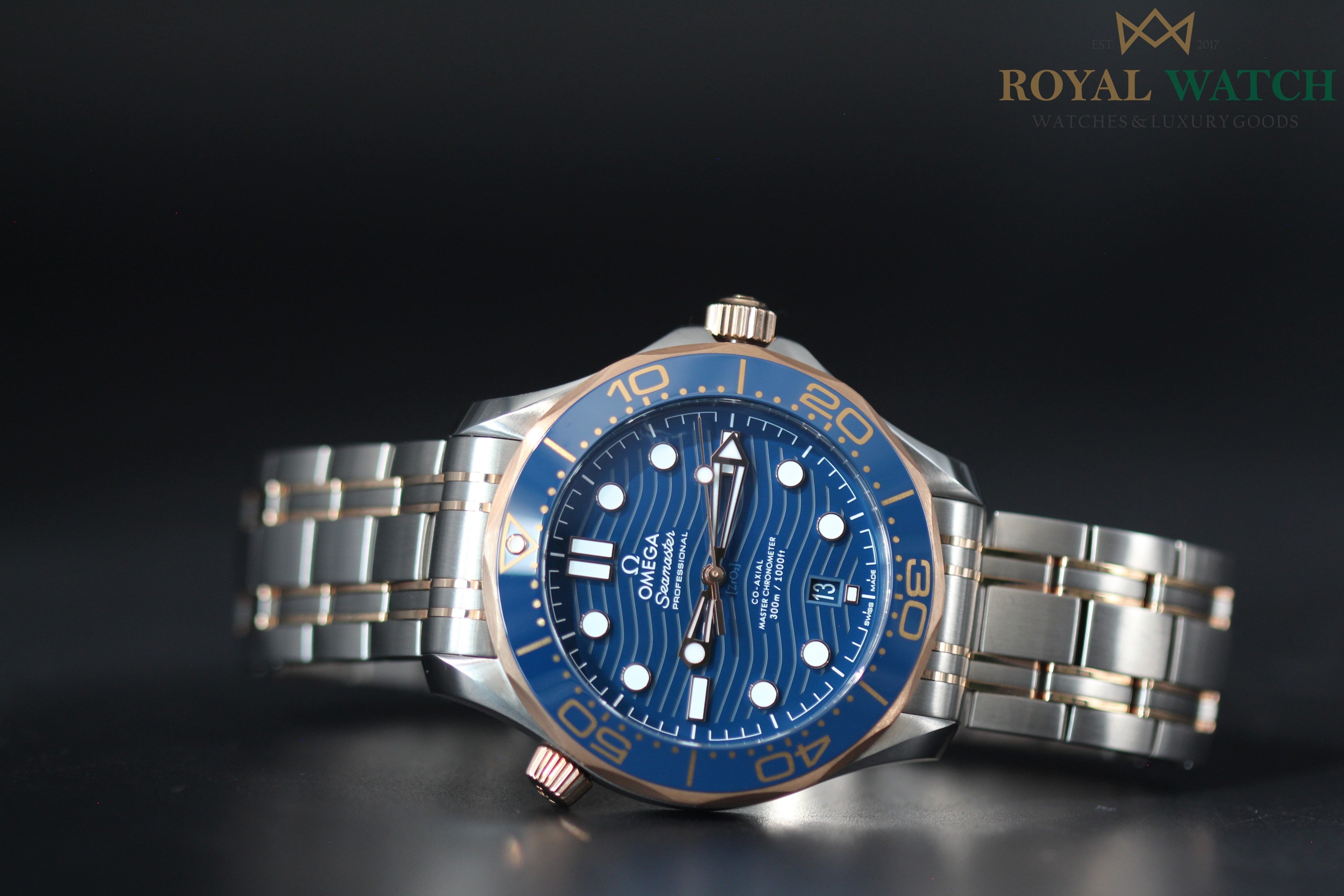 Omega Seamaster Diver 300m Co Axial Master Chronometer 42mm 210.20.42.20.03.002 New