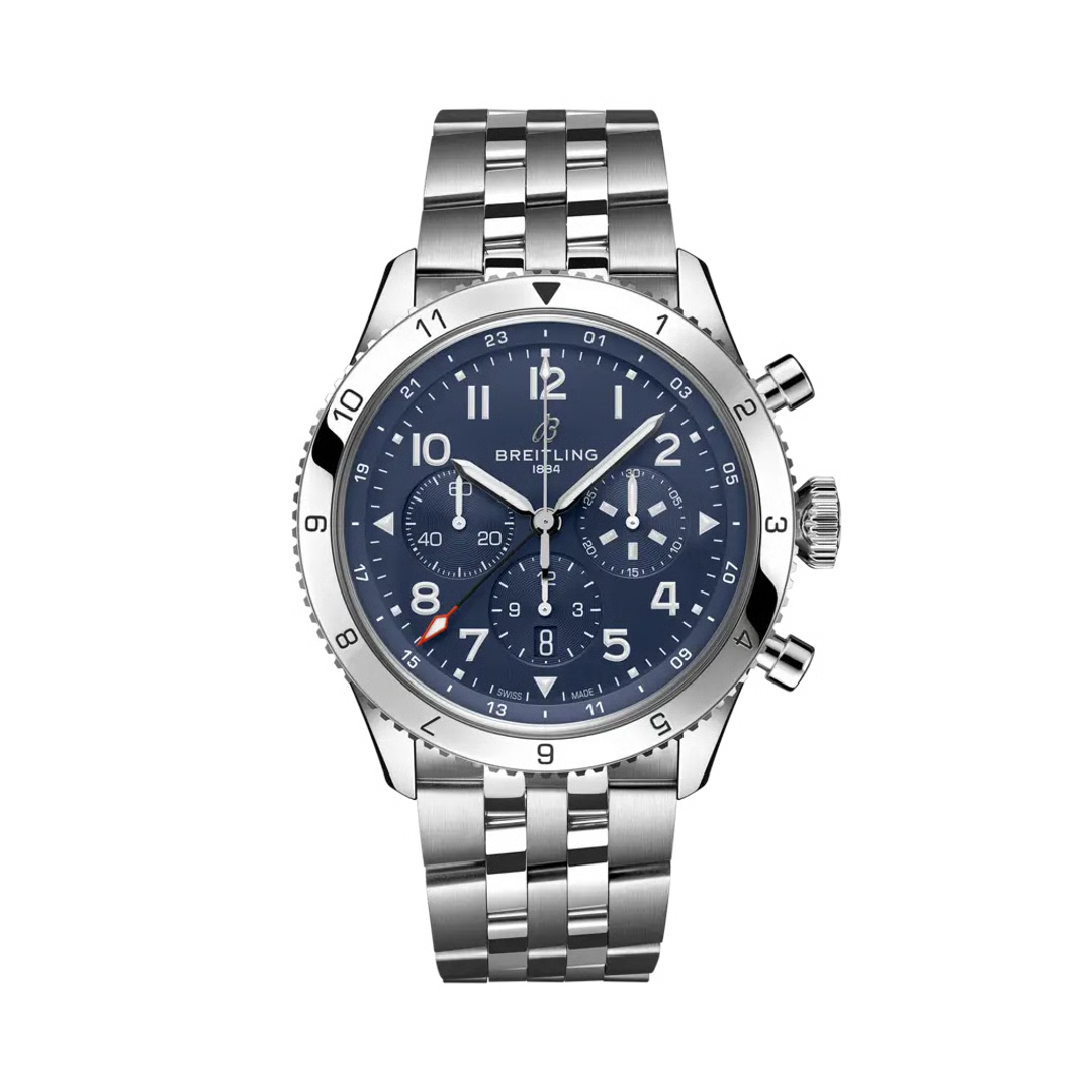 Breitling Classic AVI Super AVI B04 Chronograph GMT 46 Tribute to Vought F4U Corsair - AB04451A1C1A1 - (New)
